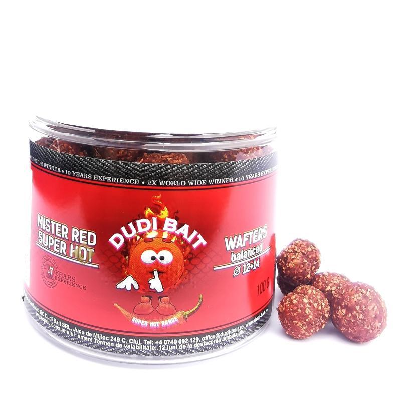 Kulki Wafters Dudi Bait - Mister Red Hot 12-14mm